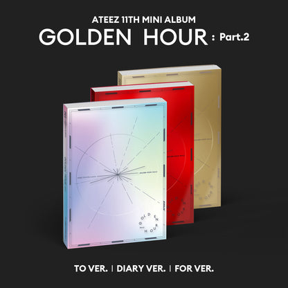 ATEEZ 11th Mini Album [GOLDEN HOUR : Part.2] (Random Ver.) - DalkomHarmony