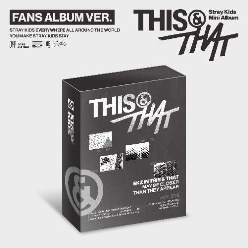 Stray Kids [Aladin Gift] 10th Mini Album [THIS & THAT] (FANS ALBUM VER.)