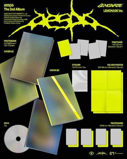 aespa 2nd Full Album [LEMONADE] (MUTANT Ver.) - DalkomHarmony