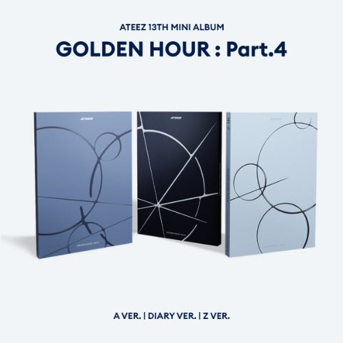 ATEEZ 13th Mini Album [GOLDEN HOUR : Part.4] (A Ver. / Diary Ver. / Z Ver.) POB