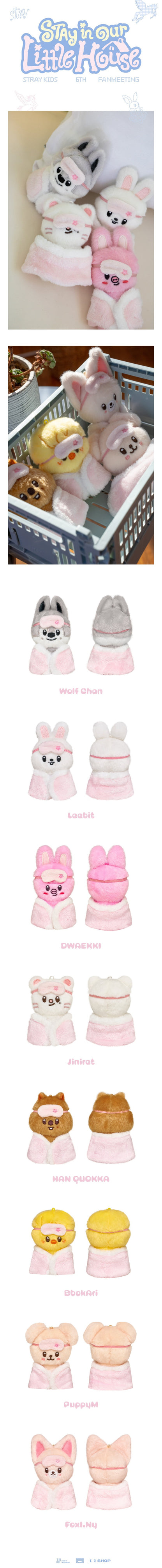 Stray Kids MD [Stay in Our Little House] SKZOO PLUSH 10CM Ver.