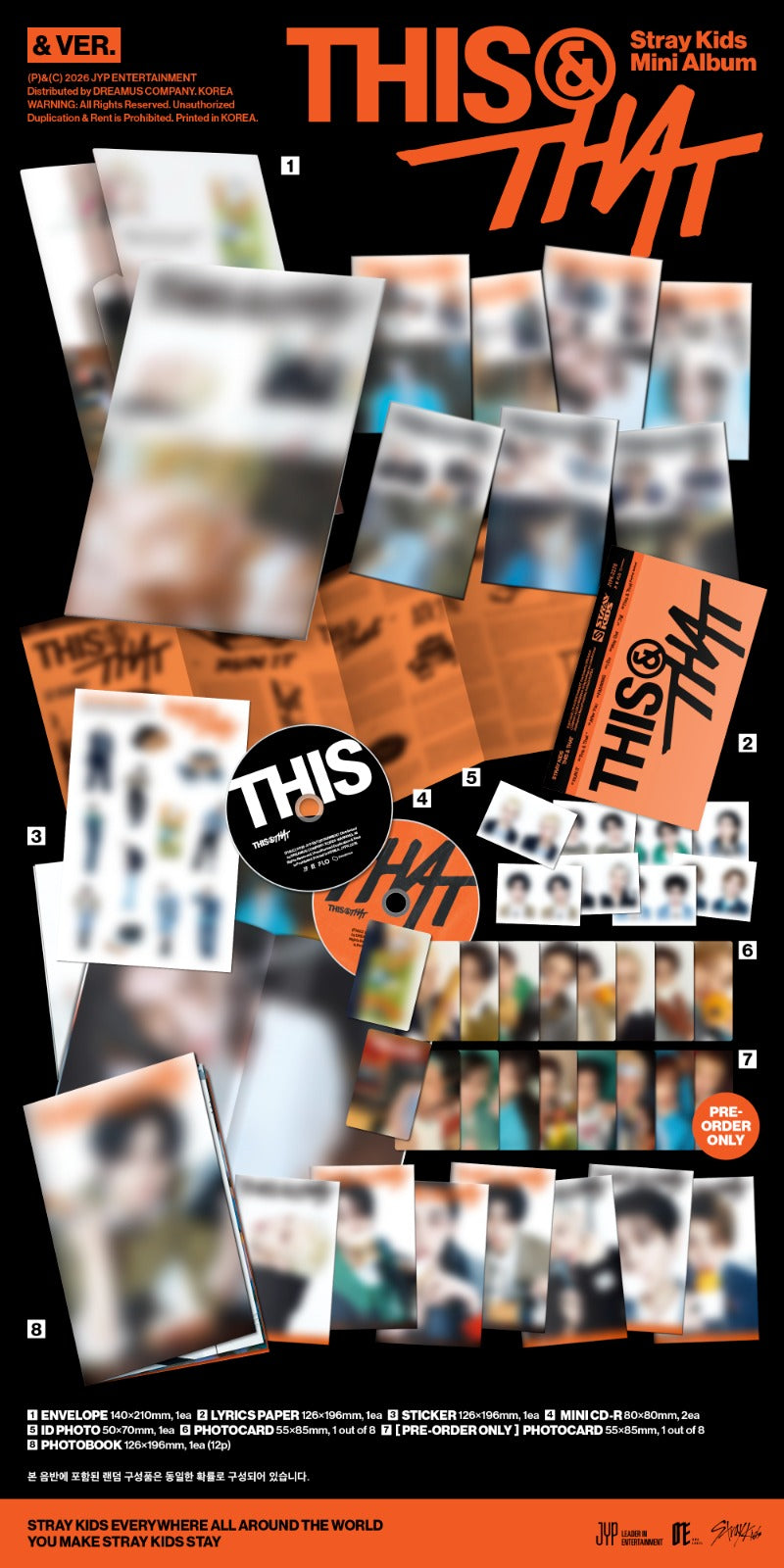 Stray Kids 10th Mini Album [THIS & THAT] (& VER.)