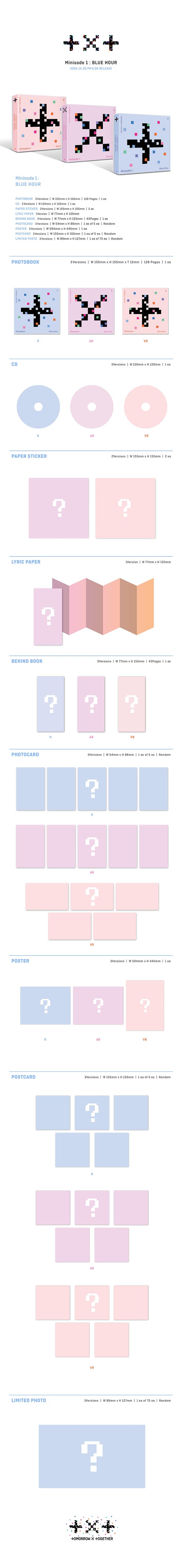 TOMORROW X TOGETHER 3rd Mini Album [Minisode1 : Blue Hour] | Random