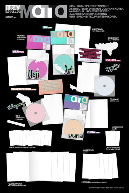 ITZY 12th Mini Album [Motto] (MEMBER Ver.) - DalkomHarmony